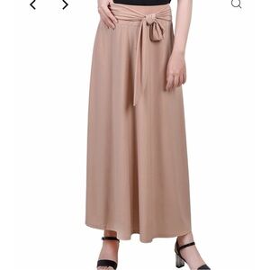 NY Collection Maxi Skirt with waist tie